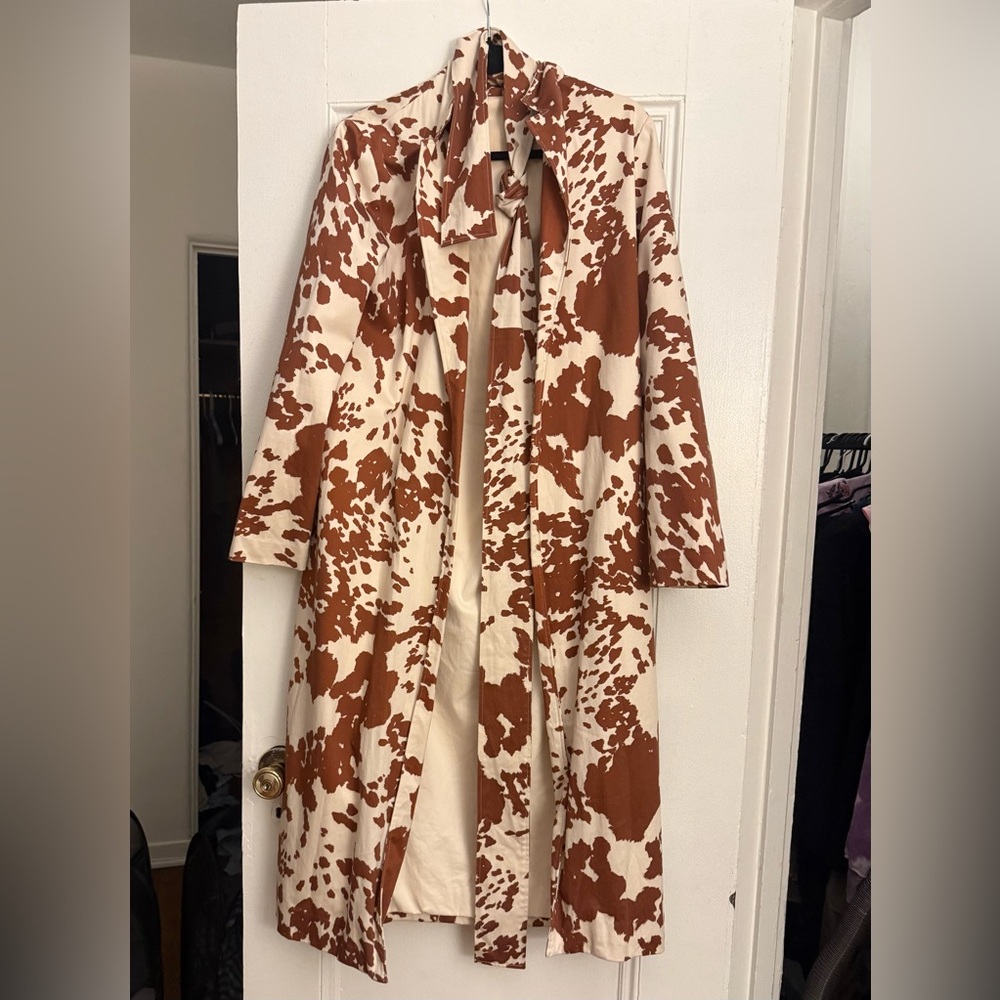 Dur Doux Cow Print Coat
